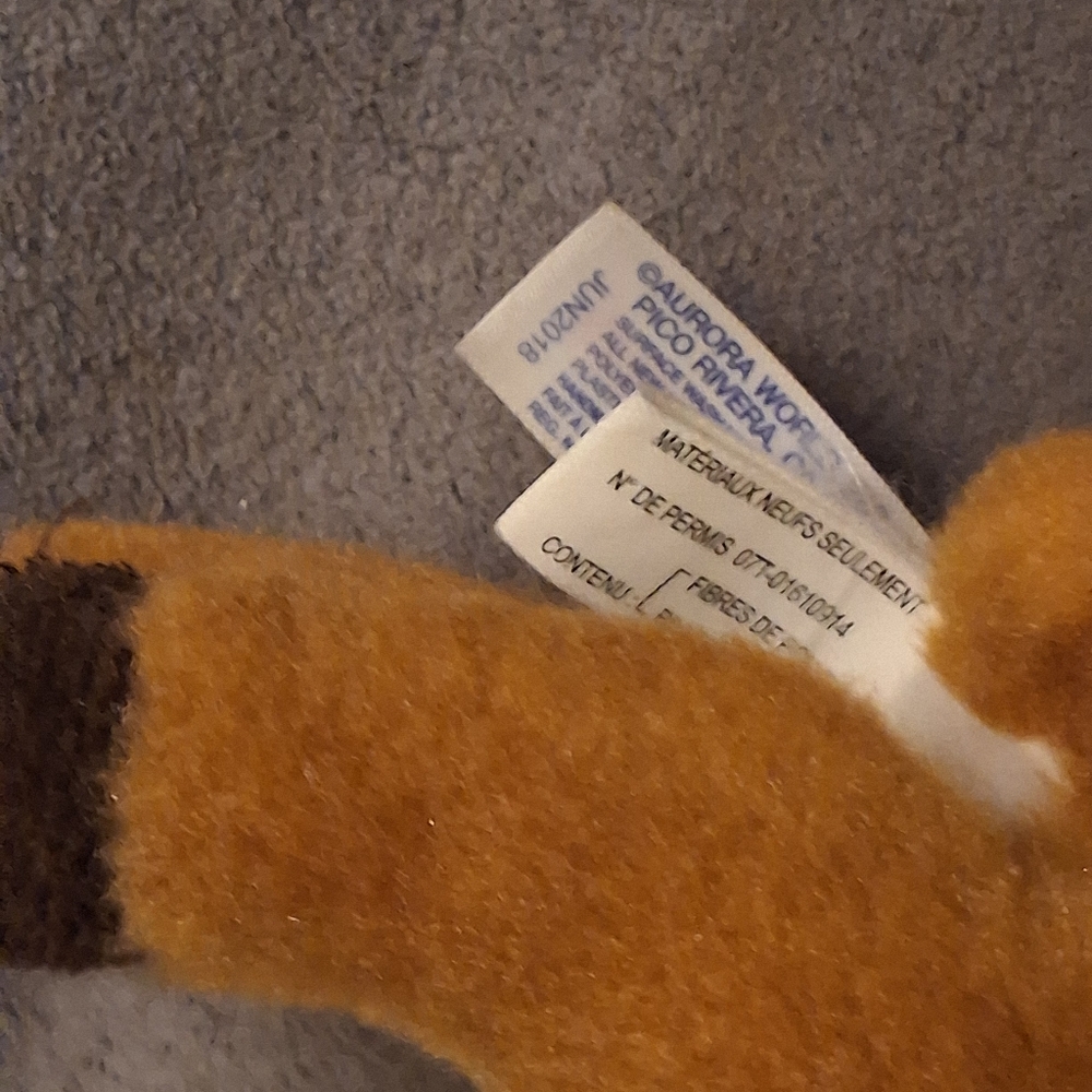 Aurora World Brown Moose Reindeer Plush Flopsie Stuffed Animal 2018 12” - Picture 6 of 6